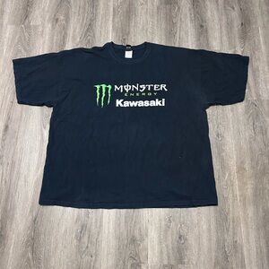 Team Monster Energy Kawasaki Pro Circuit T-shirt Men’s Sz 3XL Black Racing